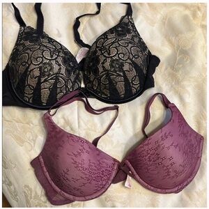 Lily of France Lace Bra (Black Only)